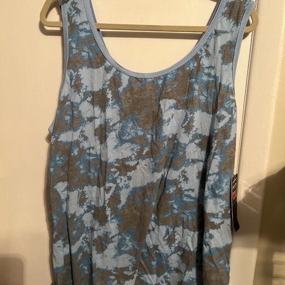 NWT THREE HEARTS DRESSY TANK COTTON SZ1X - Picture 5 of 5